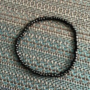 5/$25 Thin Black Stretchy Bracelet
